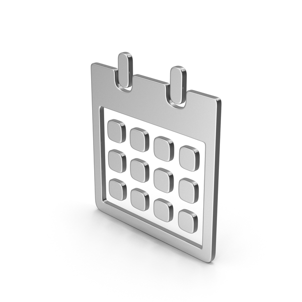 Symbol Calendar Silver PNG & PSD Images Symbol Calendar Silver PNG & PSD Images