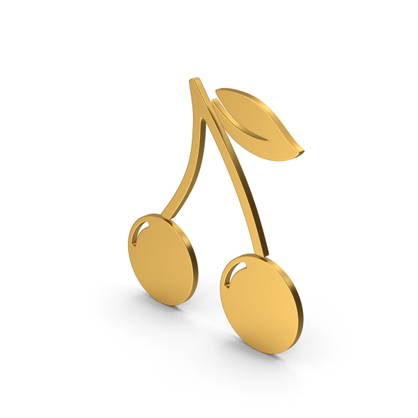 Logo: Symbol Cherries Gold PNG & PSD Images Logo: Symbol Cherries Gold PNG & PSD Images