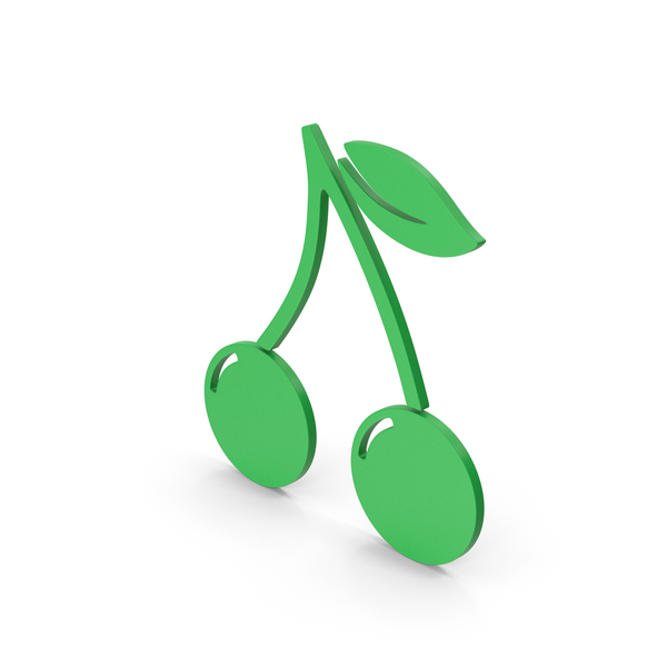 Logo: Symbol Cherries Green PNG & PSD Images
