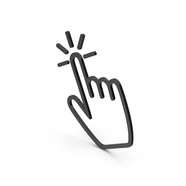Cursor: Symbol Click Black PNG & PSD Images Cursor: Symbol Click Black PNG & PSD Images