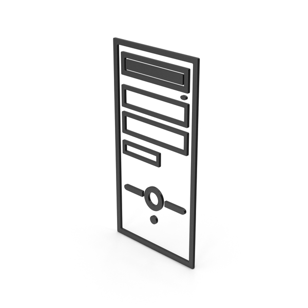 Icon: Symbol Computer Case Black PNG & PSD Images Icon: Symbol Computer Case Black PNG & PSD Images
