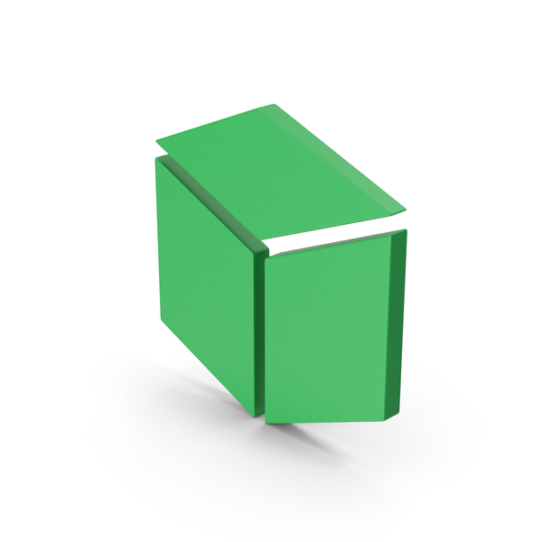 Symbol Cube Green PNG & PSD Images