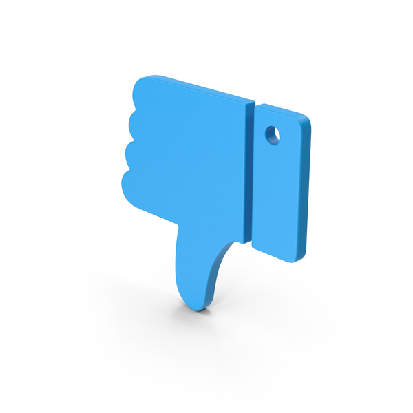 Computer Icon: Symbol Dislike Blue PNG & PSD Images