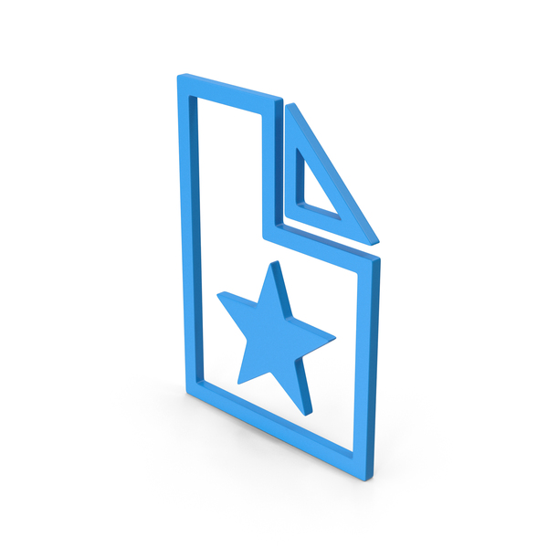 Computer Icon: Symbol Favorite File Blue PNG & PSD Images Computer Icon: Symbol Favorite File Blue PNG & PSD Images