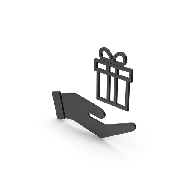 Computer Icon: Symbol Hand Holding Gift Black PNG & PSD Images Computer Icon: Symbol Hand Holding Gift Black PNG & PSD Images