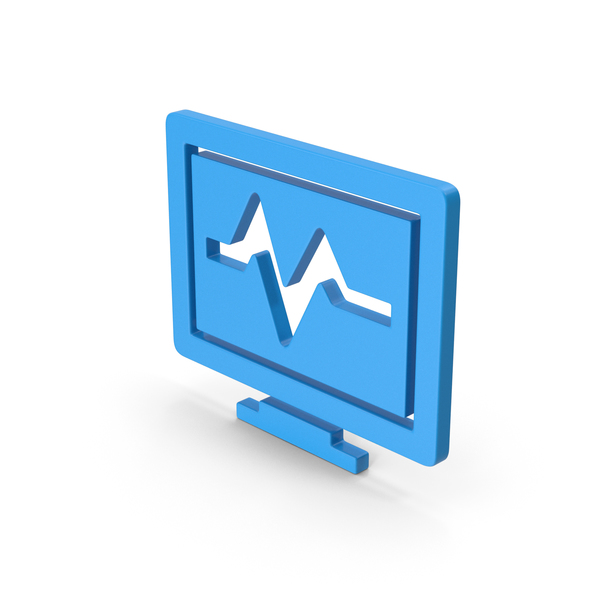 Computer: Symbol Health Monitor Blue PNG & PSD Images Computer: Symbol Health Monitor Blue PNG & PSD Images