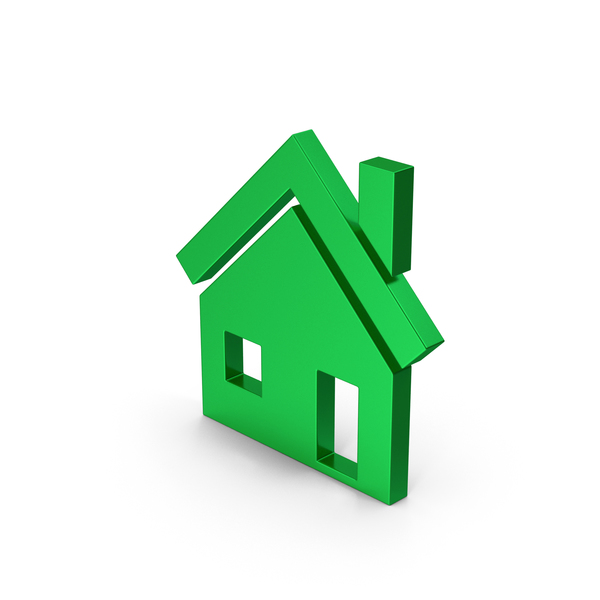Symbols: Symbol House Green Metallic PNG & PSD Images Symbols: Symbol House Green Metallic PNG & PSD Images