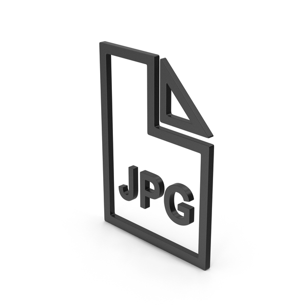 Computer Icon: Symbol JPG File Black PNG & PSD Images