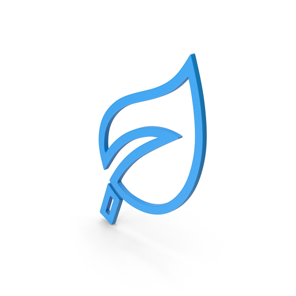 Computer Icon: Symbol Leaf Blue PNG & PSD Images Computer Icon: Symbol Leaf Blue PNG & PSD Images