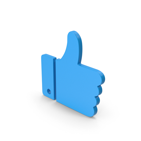 Thumbs Up: Symbol Like Blue PNG & PSD Images