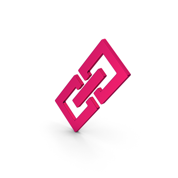 Symbol Link / Chain Metallic PNG & PSD Images