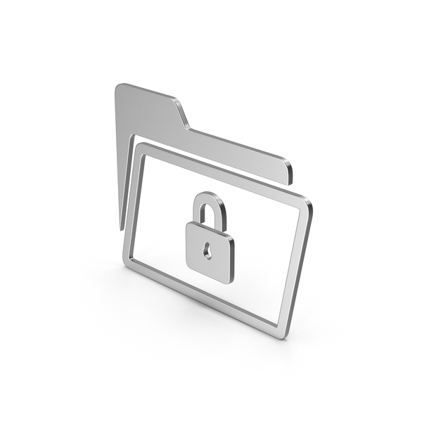 Symbols: Symbol Locked File Folder Silver PNG & PSD Images Symbols: Symbol Locked File Folder Silver PNG & PSD Images