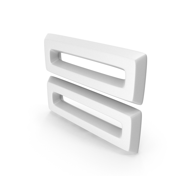 Symbols: Symbol M1F Outline Equal White PNG & PSD Images