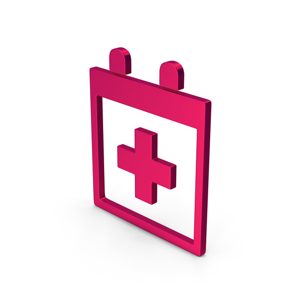 Symbol Medical Calendar Metallic PNG & PSD Images
