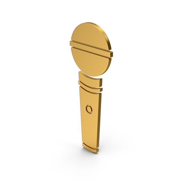 Computer Icon: Symbol Microphone Gold PNG & PSD Images Computer Icon: Symbol Microphone Gold PNG & PSD Images