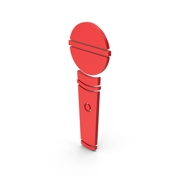 Computer Icon: Symbol Microphone Red PNG & PSD Images