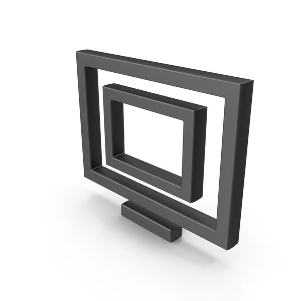 Computer Icon: Symbol Monitor Black PNG & PSD Images Computer Icon: Symbol Monitor Black PNG & PSD Images