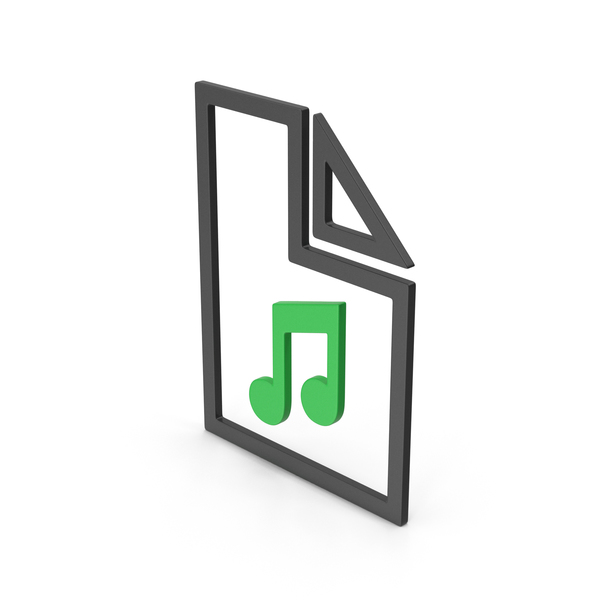 Computer Icon: Symbol Music File Green PNG & PSD Images Computer Icon: Symbol Music File Green PNG & PSD Images