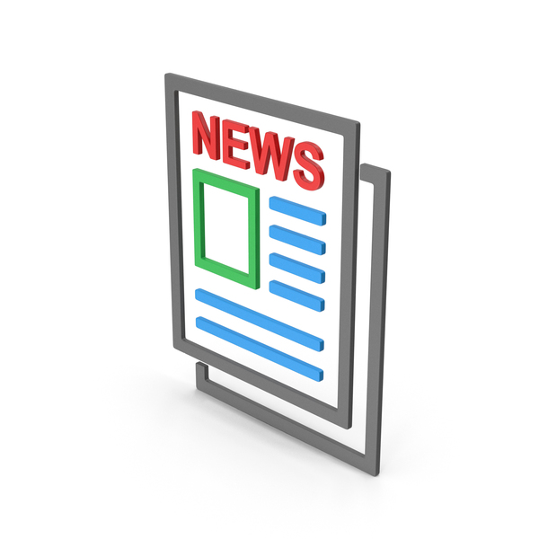 Computer Icon: Symbol Newspaper Colored PNG & PSD Images Computer Icon: Symbol Newspaper Colored PNG & PSD Images