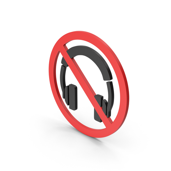 Industrial Equipment: Symbol No Headphones PNG & PSD Images