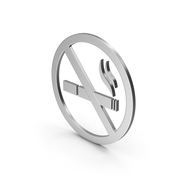Symbol No Smoking Silver PNG & PSD Images