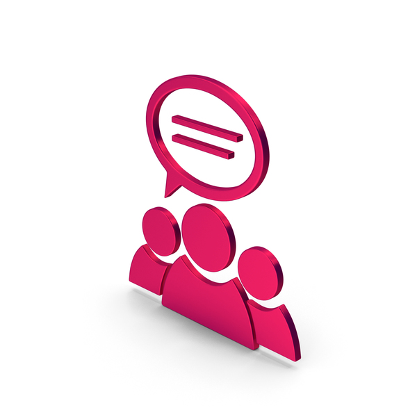 Logo: Symbol People Talking Metallic PNG & PSD Images