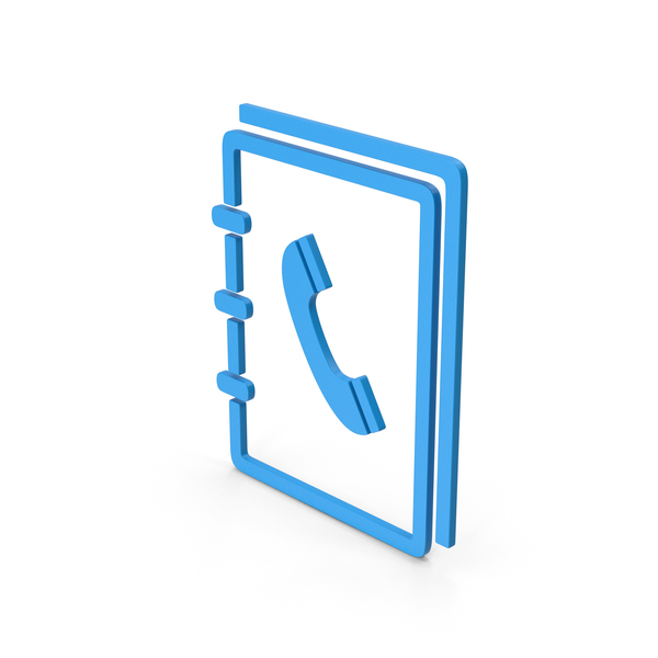 Logo: Symbol Phone Book Blue PNG & PSD Images Logo: Symbol Phone Book Blue PNG & PSD Images