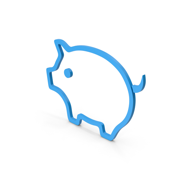 Piggy Bank: Symbol Pig Blue PNG & PSD Images Piggy Bank: Symbol Pig Blue PNG & PSD Images