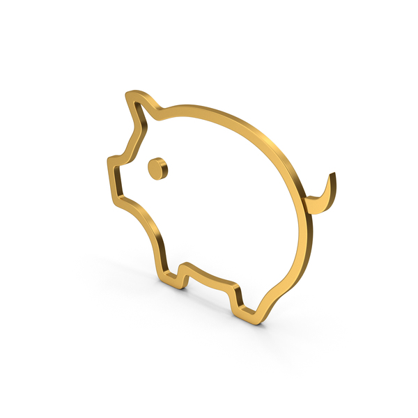 Piggy Bank: Symbol Pig Gold PNG & PSD Images Piggy Bank: Symbol Pig Gold PNG & PSD Images