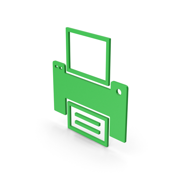 Symbol Printer Green PNG & PSD Images Symbol Printer Green PNG & PSD Images