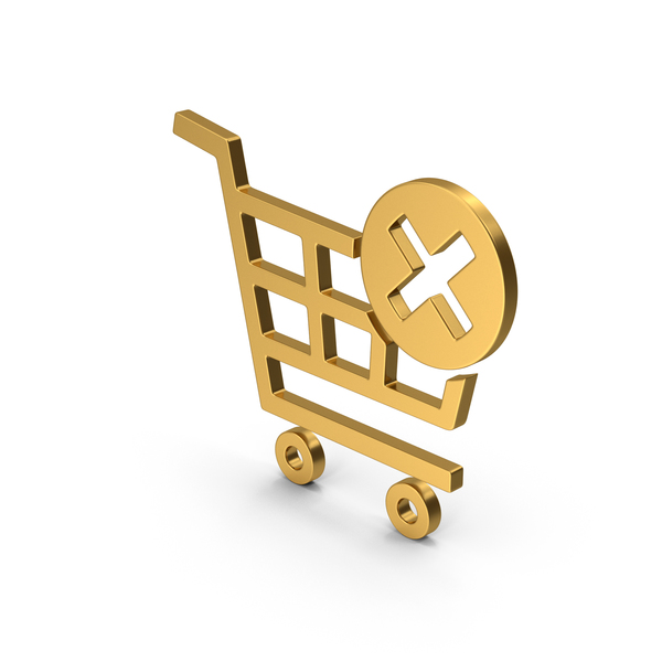 Symbol Remove From Shopping Cart Gold PNG & PSD Images Symbol Remove From Shopping Cart Gold PNG & PSD Images