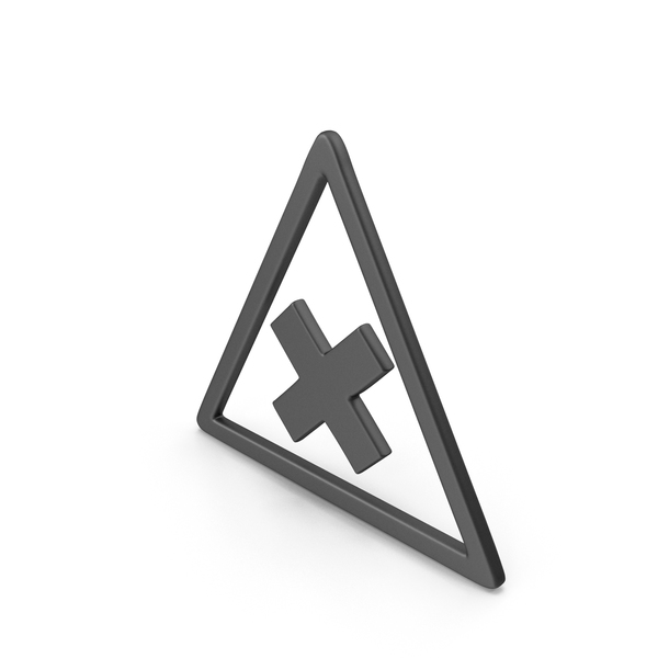Traffic Signs: Symbol Road Sign with Cross Black PNG & PSD Images Traffic Signs: Symbol Road Sign with Cross Black PNG & PSD Images