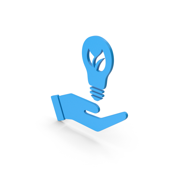 Symbols: Symbol Save Energy Blue PNG & PSD Images