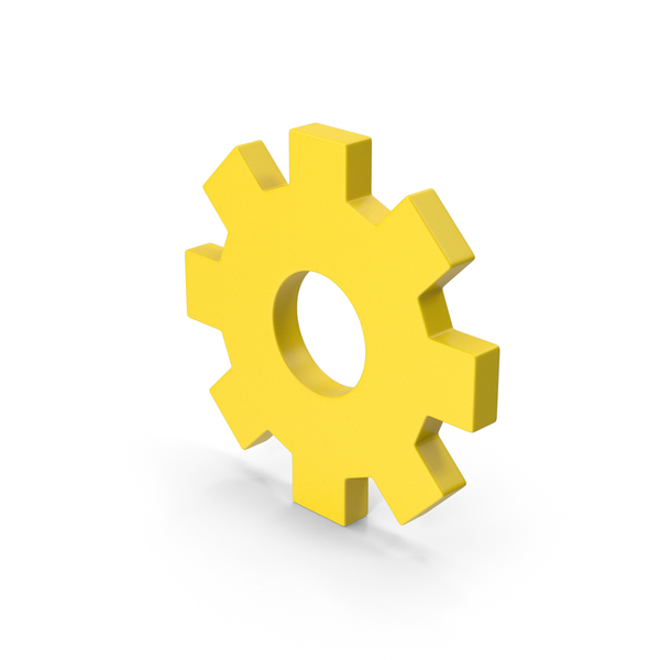 Symbol Yellow Computer: Settings Icon PNG & PSD Images