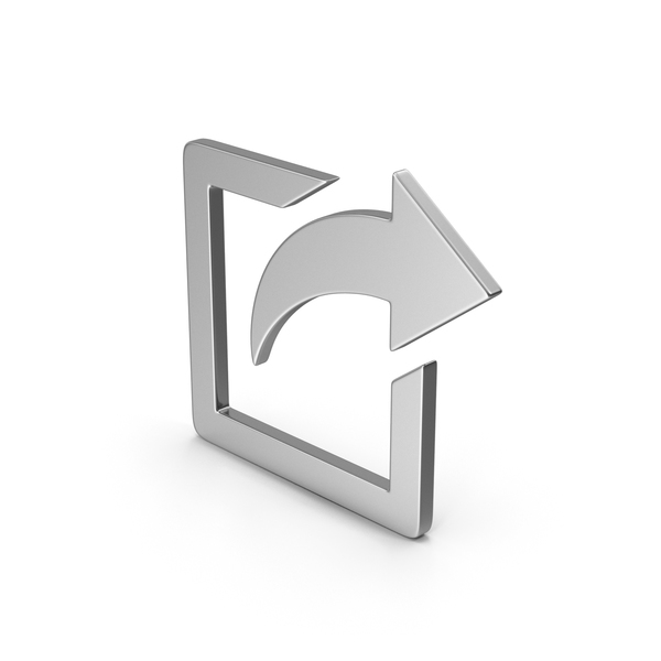 Media Logo: Symbol Share Silver PNG & PSD Images