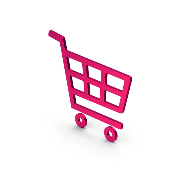 Symbol Shopping Cart Metallic PNG & PSD Images