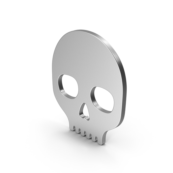 Symbol Skull Silver PNG & PSD Images