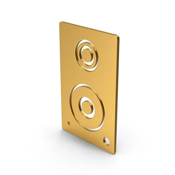 Computer Icon: Symbol Speaker Gold PNG & PSD Images Computer Icon: Symbol Speaker Gold PNG & PSD Images