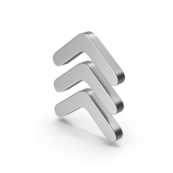 Arrow: Symbol Three Arrows Silver PNG & PSD Images Arrow: Symbol Three Arrows Silver PNG & PSD Images