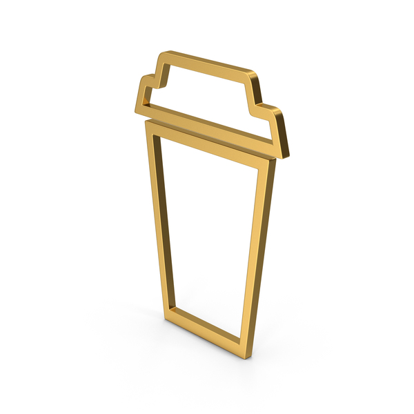 Logo: Symbol To Go Coffee Cup Gold PNG & PSD Images Logo: Symbol To Go Coffee Cup Gold PNG & PSD Images