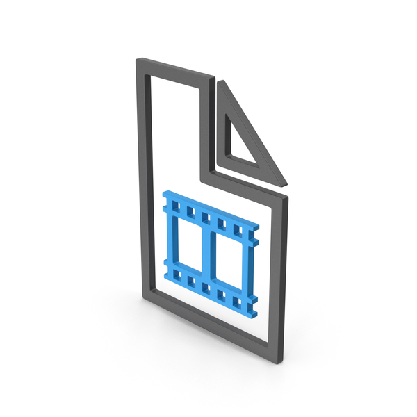 Holder: Symbol Video File Blue PNG & PSD Images Holder: Symbol Video File Blue PNG & PSD Images