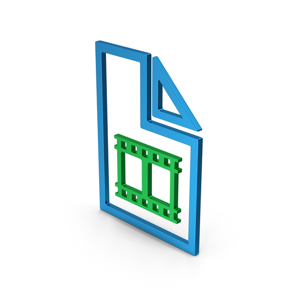 Holder: Symbol Video File Colored Metallic PNG & PSD Images Holder: Symbol Video File Colored Metallic PNG & PSD Images