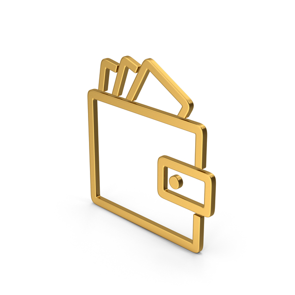 Symbols: Symbol Wallet With Money Gold PNG & PSD Images Symbols: Symbol Wallet With Money Gold PNG & PSD Images