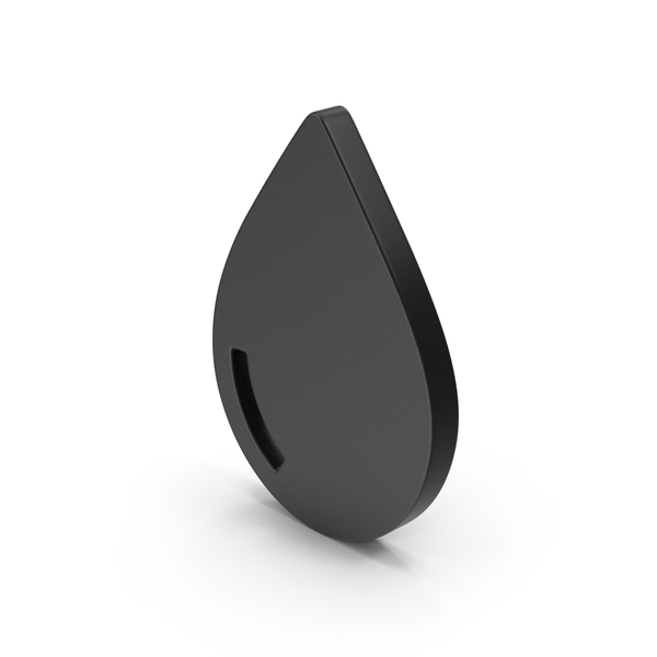 Wet Floor Sign: Symbol Water Drop Black PNG & PSD Images