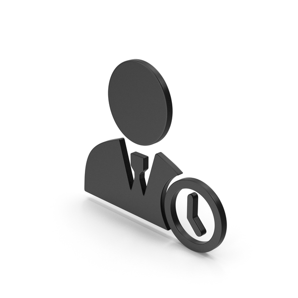 Male: Symbol Work Time Clock Black PNG & PSD Images Male: Symbol Work Time Clock Black PNG & PSD Images