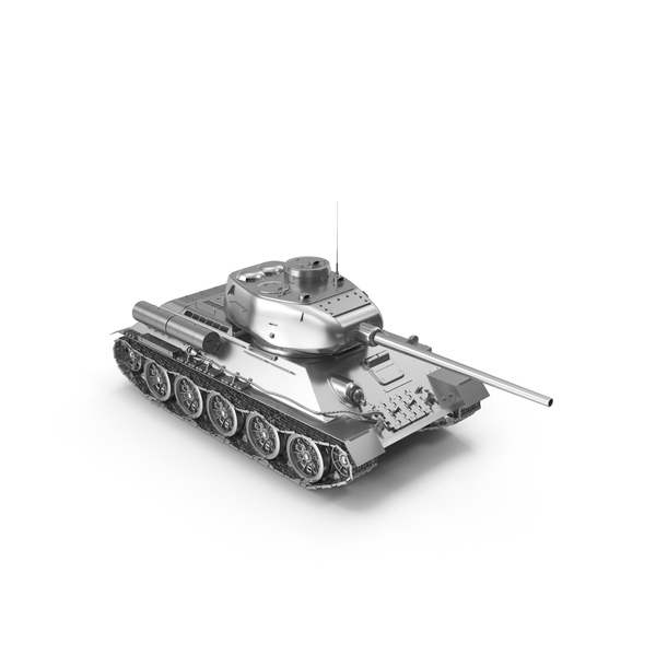 T-34-85 Silver Trophy PNG & PSD Images