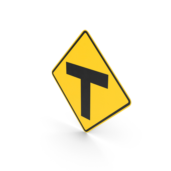 Traffic Signs: T Junction Road Sign PNG & PSD Images Traffic Signs: T Junction Road Sign PNG & PSD Images