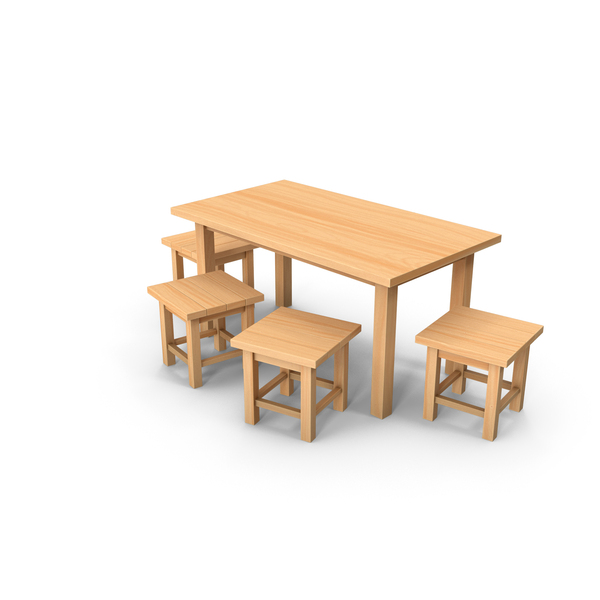 Dining Room Set: Table And Stools PNG & PSD Images Dining Room Set: Table And Stools PNG & PSD Images