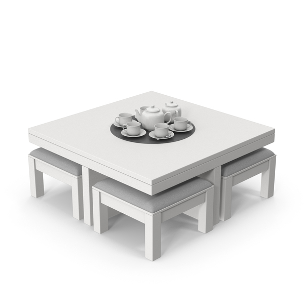 Dining Room: Table And Stools Set PNG & PSD Images Dining Room: Table And Stools Set PNG & PSD Images