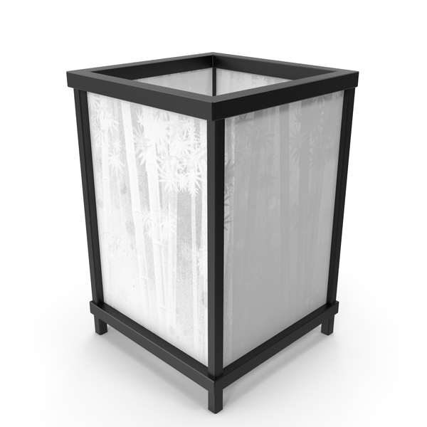 Table Lamp (Bamboo Motif Lithophane Accent - Model 015) PNG & PSD Images Table Lamp (Bamboo Motif Lithophane Accent - Model 015) PNG & PSD Images